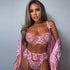 Blossom Lingerie Trio - SilkSeduce