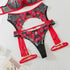 Embroidered Floral Lingerie Set - SilkSeduce