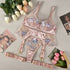 Floral Silk Lingerie Set - SilkSeduce