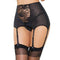 Gothic Lace Garter Belt - SilkSeduce
